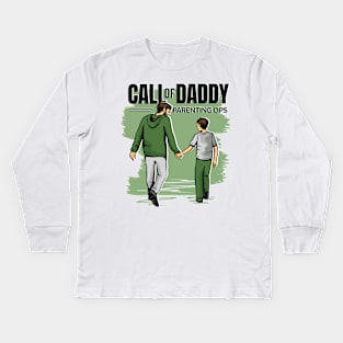 Call of Daddy Kids Long Sleeve T-Shirt